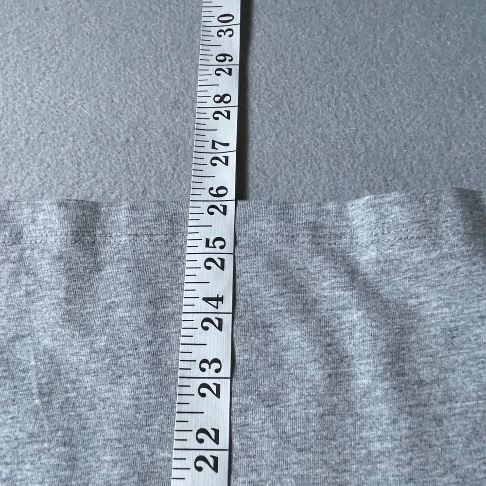 Adidas Essentials Heather Grey Logo T-Shirt Mens XL Short Sleeve Regular Fit